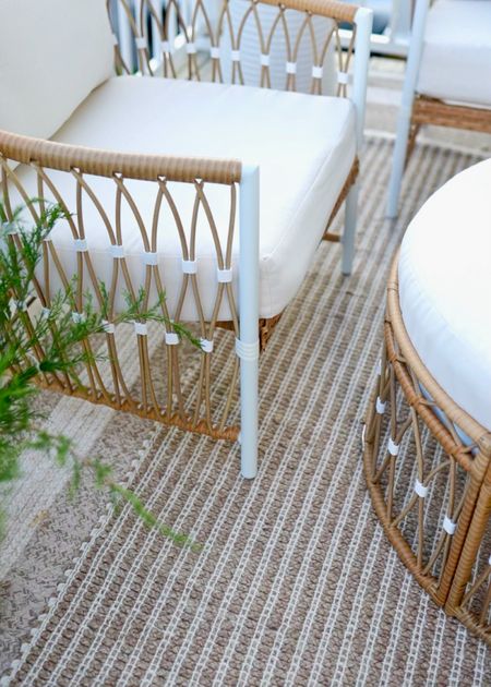 Outdoor rug and patio chairs @Walmart , patio decor, patio chairs , neutral outdoor furniture 

#LTKhome #LTKSeasonal