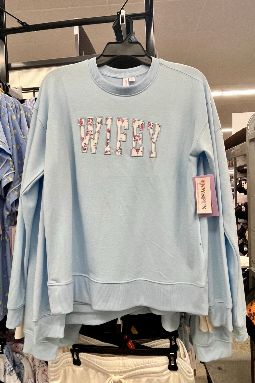 Lightweight Wifey blue sleep shirt at Walmart. Matching shorts available too! 

Bride gift, bridal shower gift, honeymoon gift, honeymoon packing, something blue.

#LTKWedding #LTKSeasonal