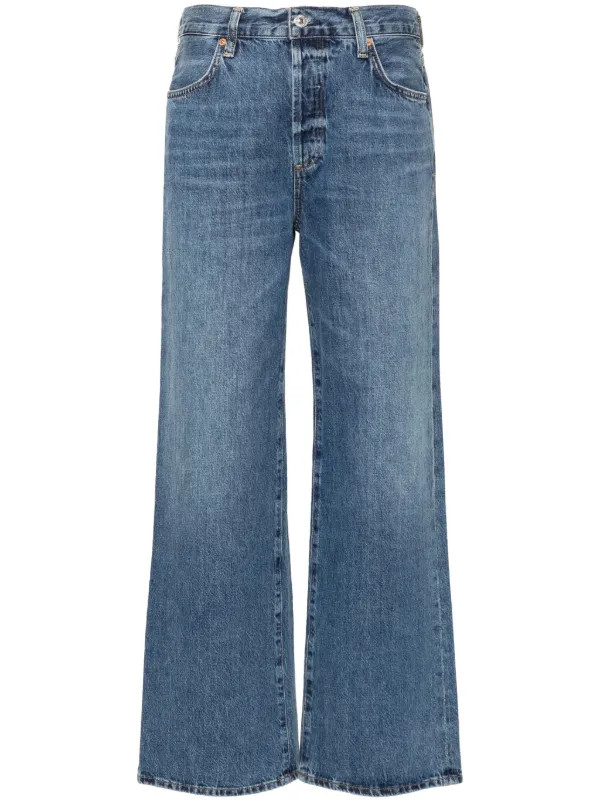 Citizens Of Humanity Annina high-rise wide-leg Jeans | Blue | FARFETCH | Farfetch Global