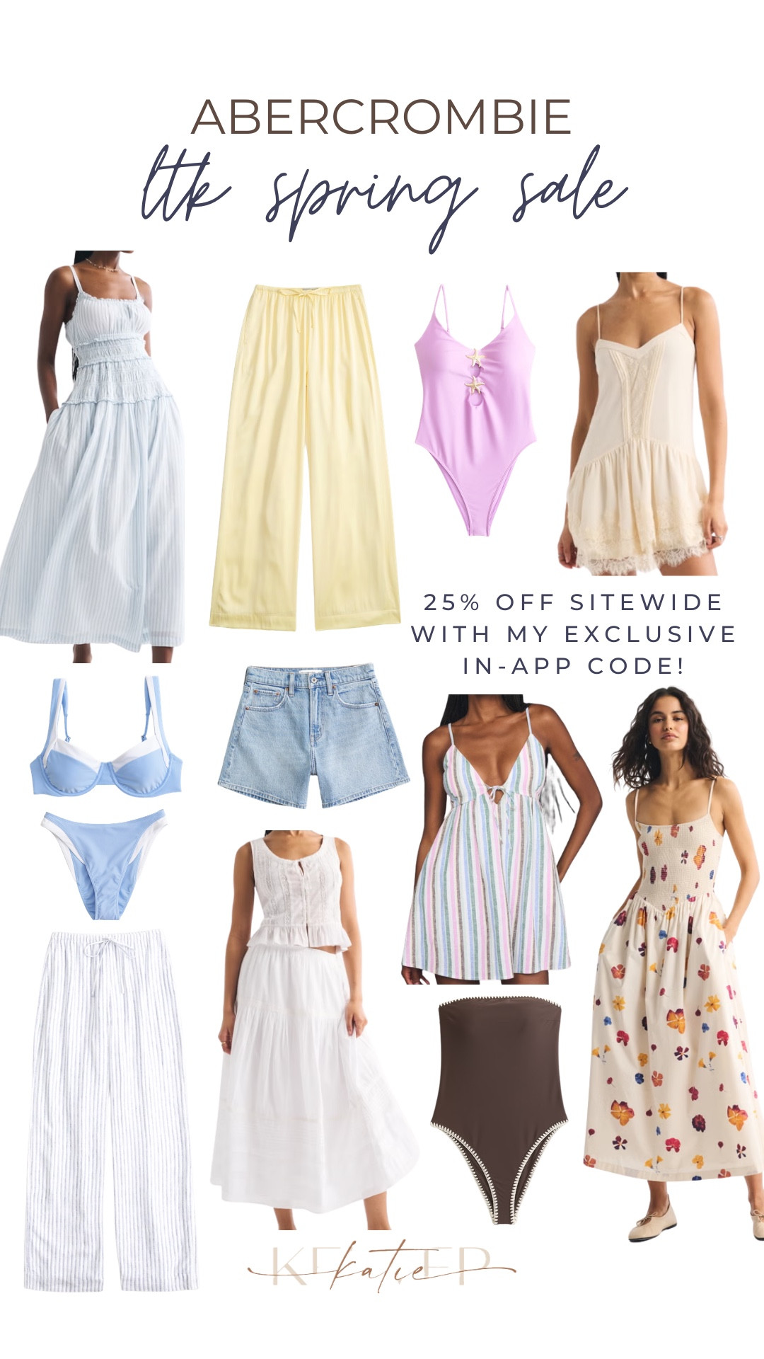 @abercrombie is 25% off now with my exclusive in-app code!!!! Everything you will need for spring, summer or your next trip!! 

#LTKSaleAlert #LTKSpringSale #LTKootd