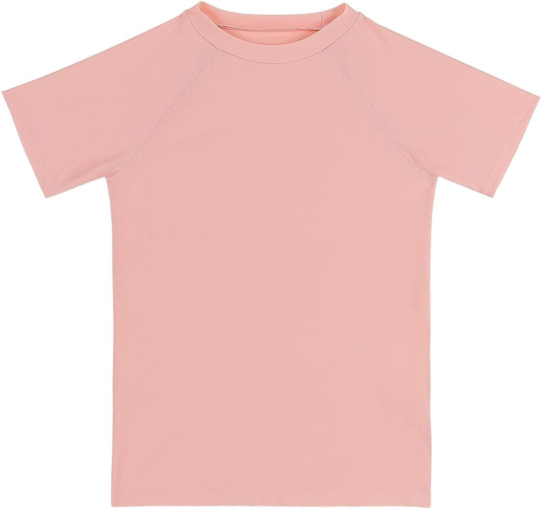 ESTAMICO Boys Short Sleeve Rash Guard Shirt Quick Dry Swimwear UPF 50+ Protection Athletic Swim T... | Amazon (US)