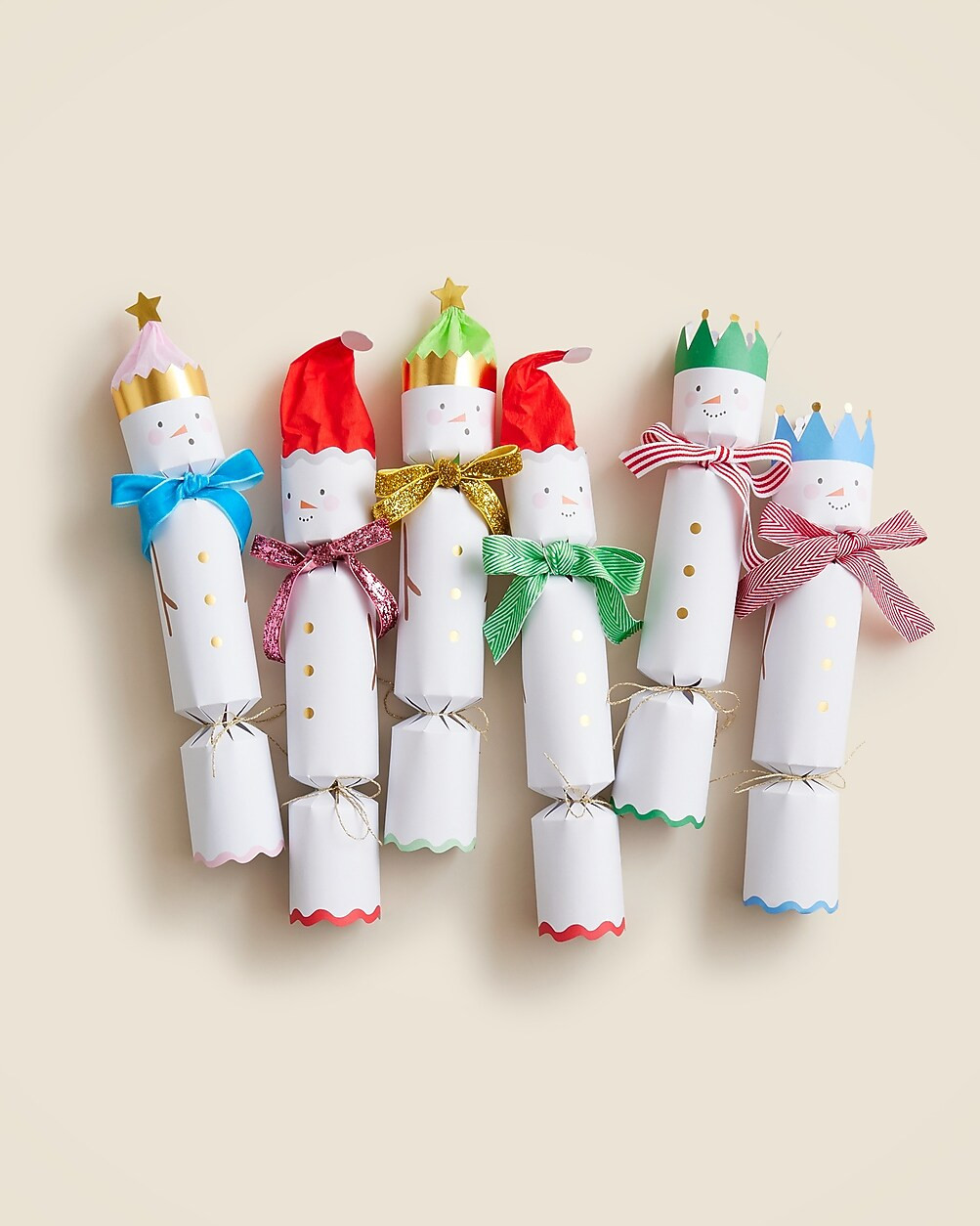 Meri Meri™ snowmen crackers pack-of-six | J. Crew US