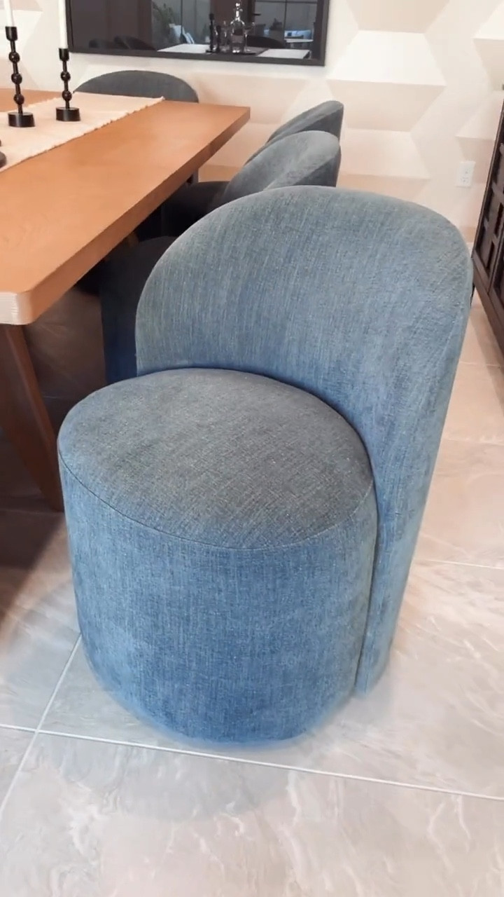 These dining chairs are super comfortable and I love that they are both on casters and swivel! 

#LTKHome #LTKSaleAlert