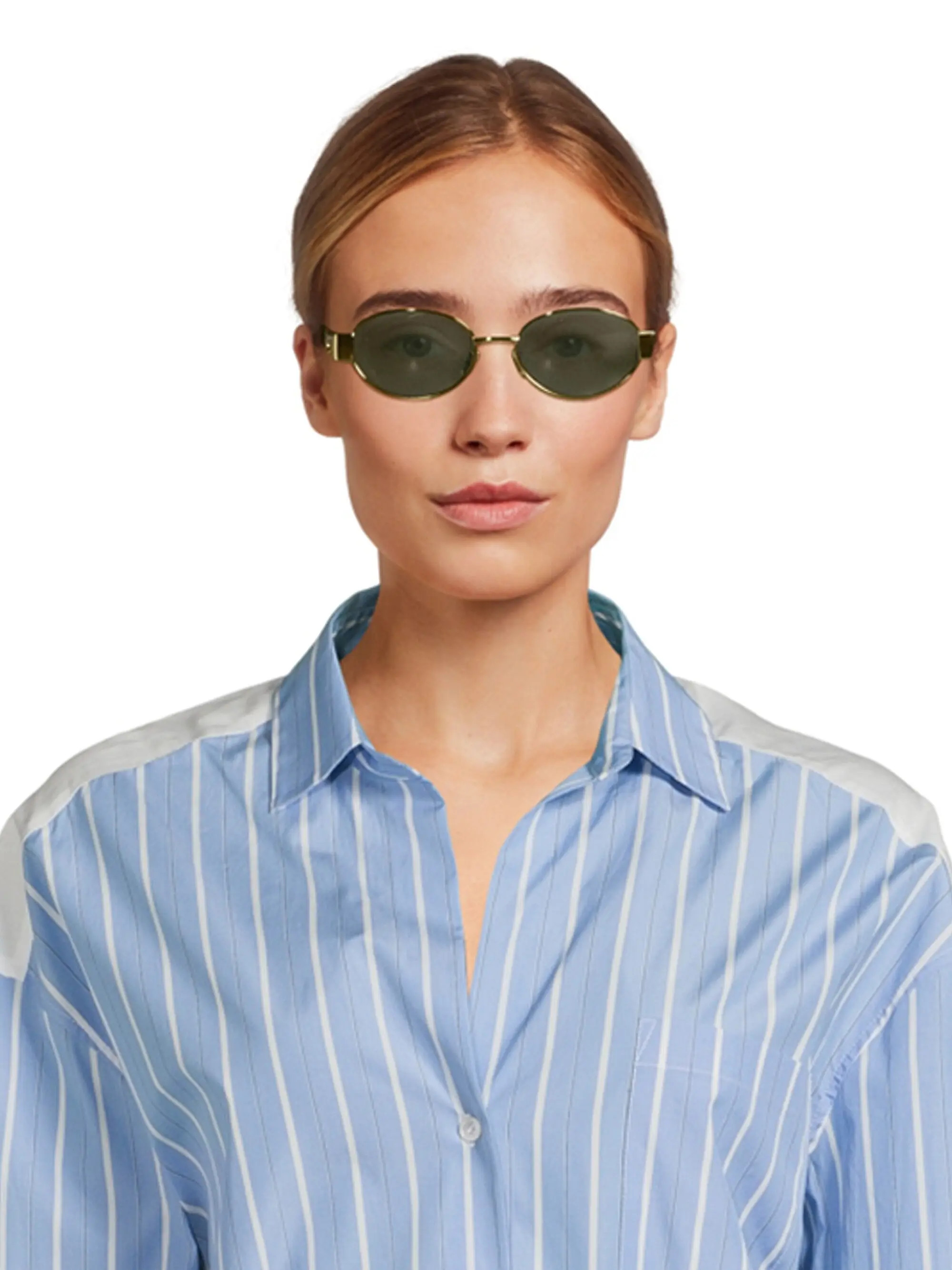 Triomphe 52MM Oval Sunglasses | Saks Fifth Avenue
