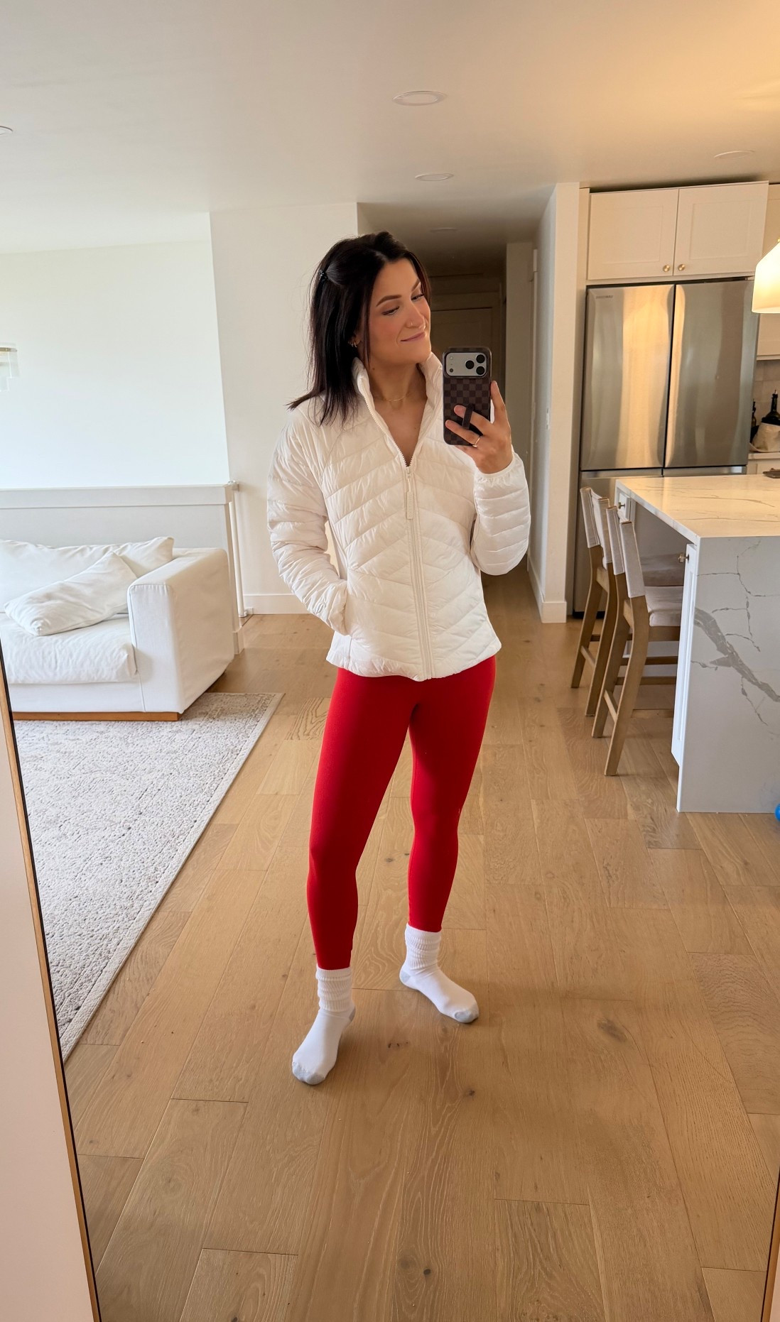 This cherry red set is so good!! #fabletics