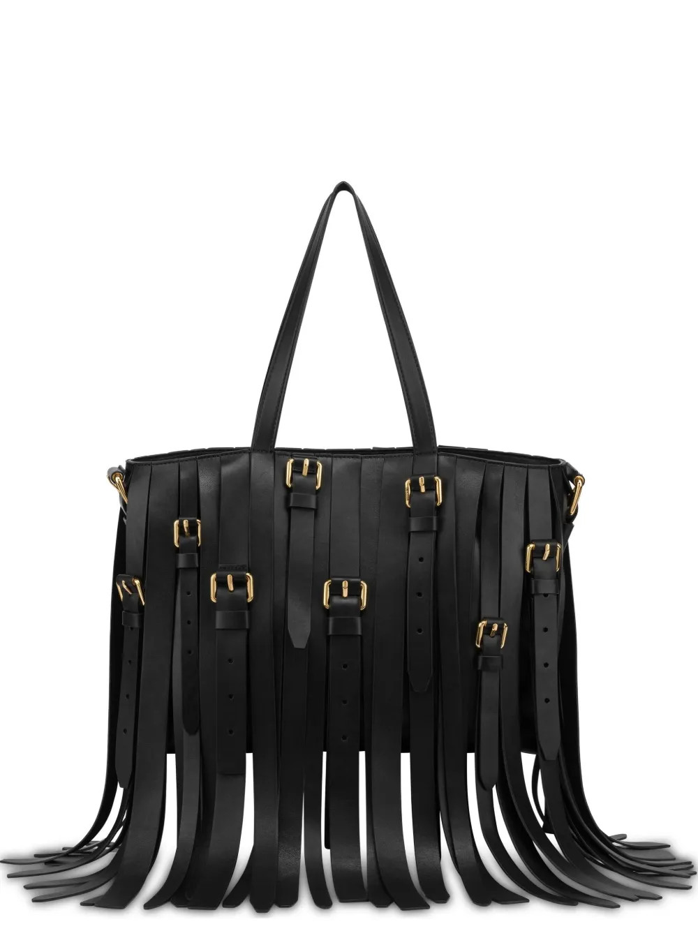 Moschino buckle-detail Tote Bag | Black | FARFETCH | Farfetch Global