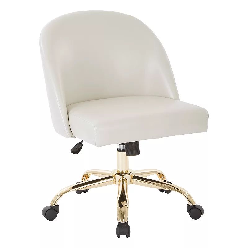 Ave Six Layton Task Desk Chair, Beig/Green | Kohl's