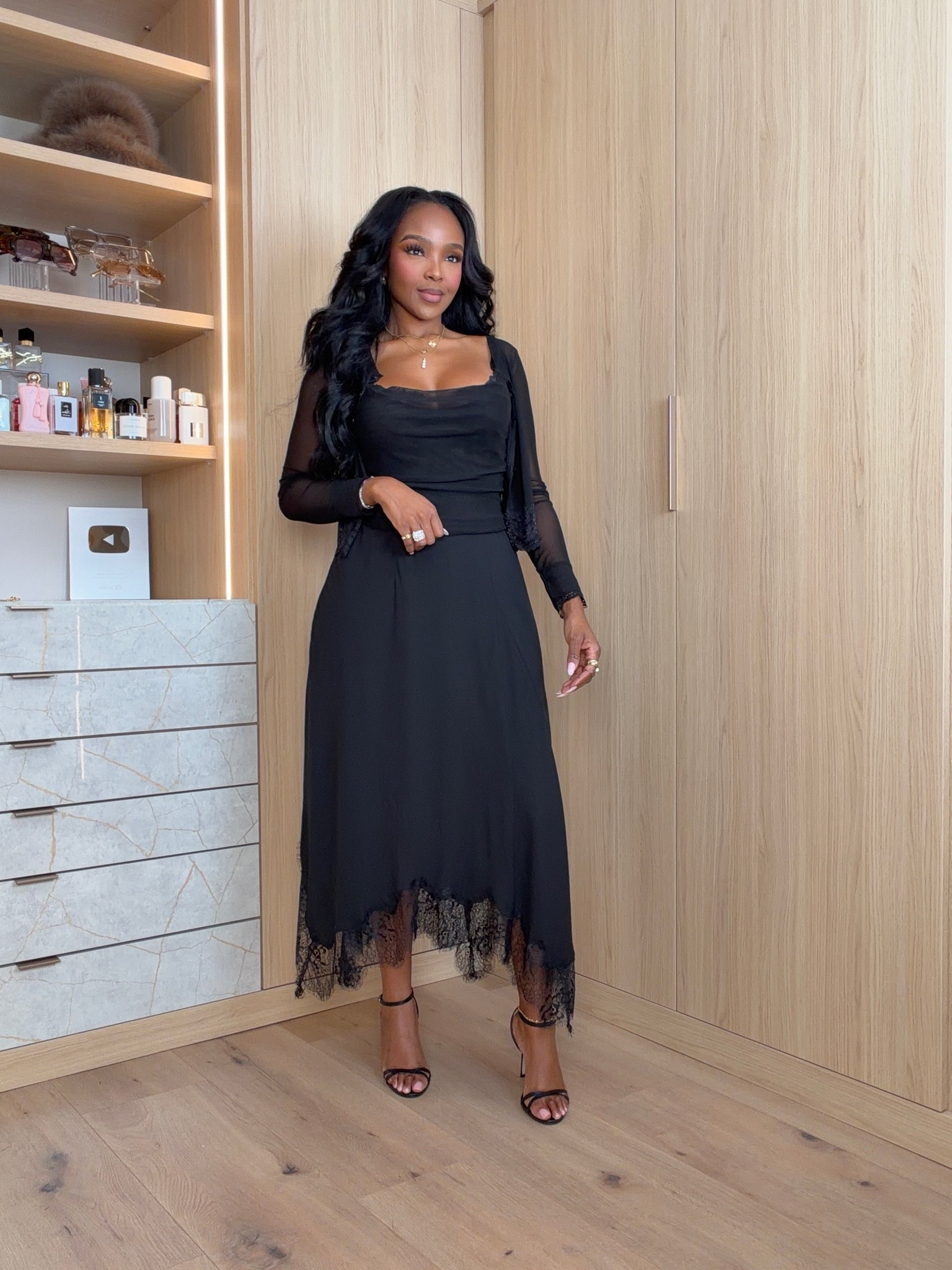 THE BLACK  EDIT 🖤

An elevated black-on-black look that works for date night, dinner, cocktails, or any occasion when you want to look effortlessly put together. The lace details make this one SO good. ✨

black dress outfit, black lace skirt, date night outfit, going out outfit, elevated evening look

Wearing: Size Small/4 | 5’4” | 140 lbs | 34D-27-40

📲 Download the FREE LTK app & follow me (@kirasfashionfinds) to shop all my daily finds.

#LTKPetite #LTKStyle