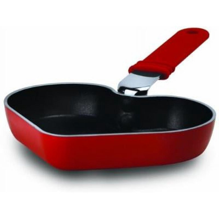Ecolution Kitchen Extras 6-Inch Heart Shaped Pan, Mini, Red | Walmart (US)