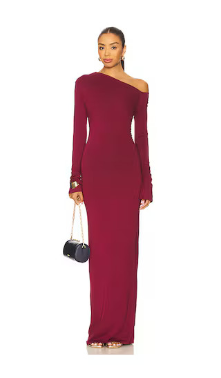 Advice Maxi Dress in Oxblood | Revolve Clothing (Global)