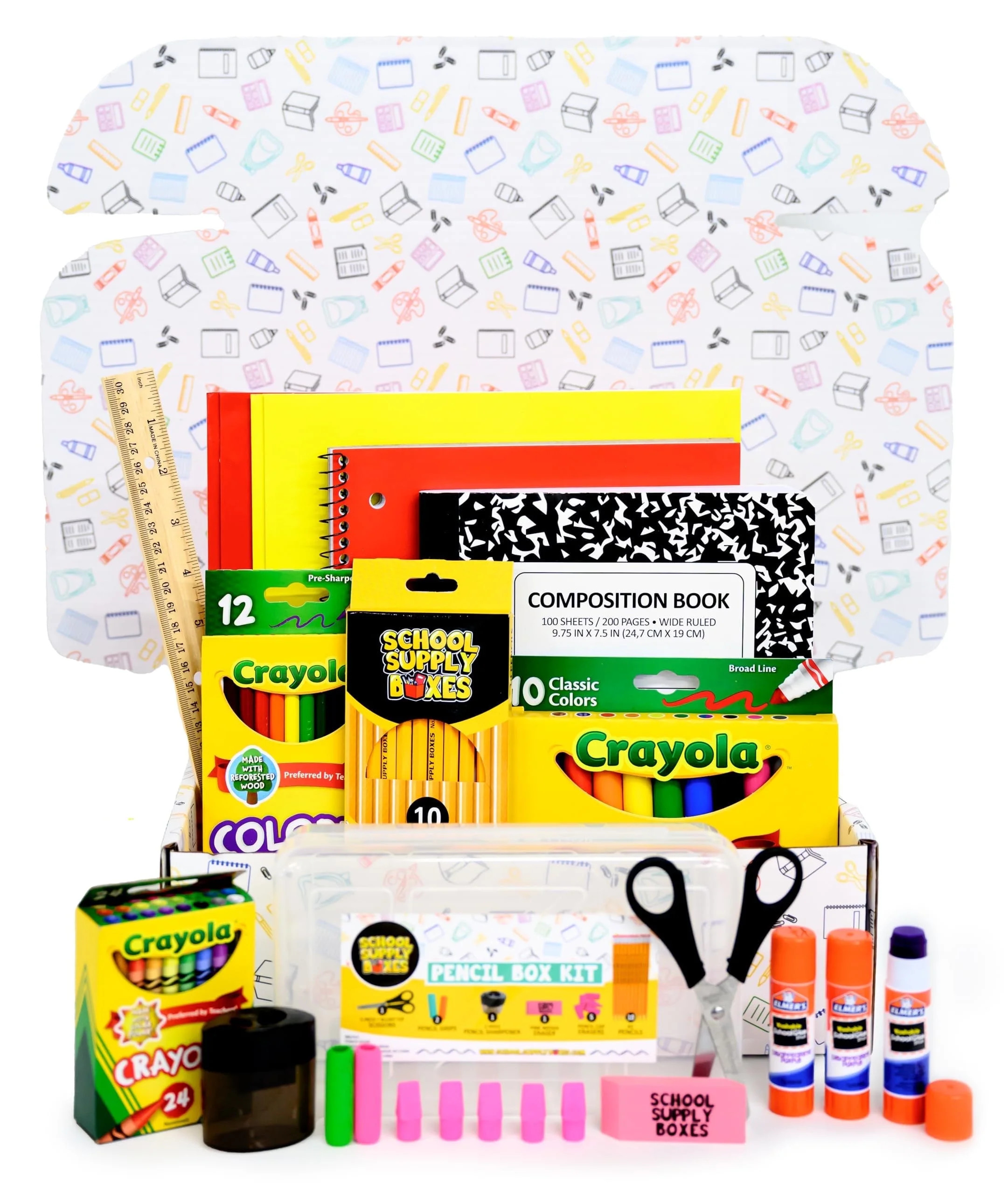 Back to School Supply Kit Grades K-5 – School Supply Boxes - Walmart.com | Walmart (US)
