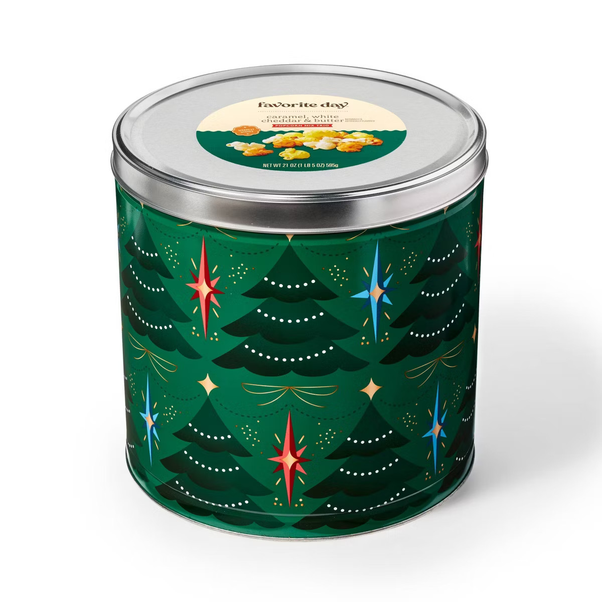 Christmas Popcorn Mix Trio Caramel, White Cheddar, and Butter Popcorn, Holiday Trees - 21oz - Fav... | Target