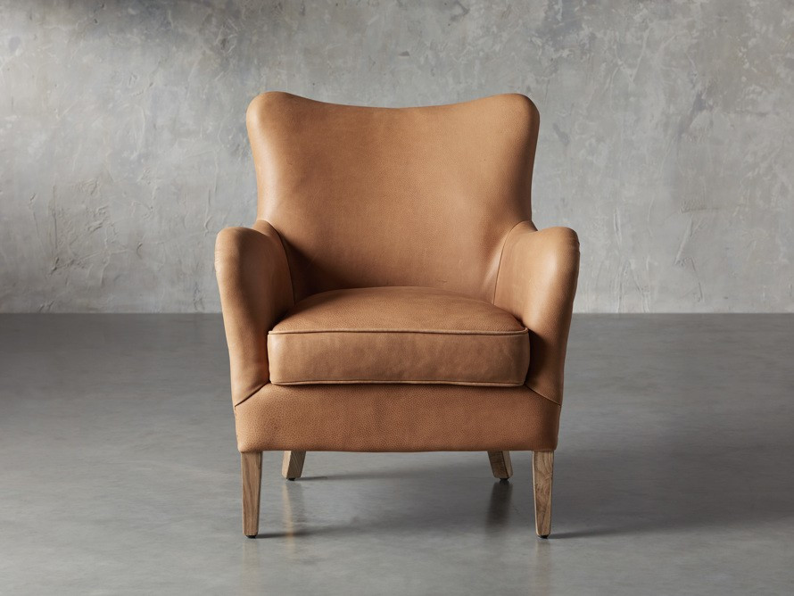 Benton Leather Chair in Camel | Arhaus