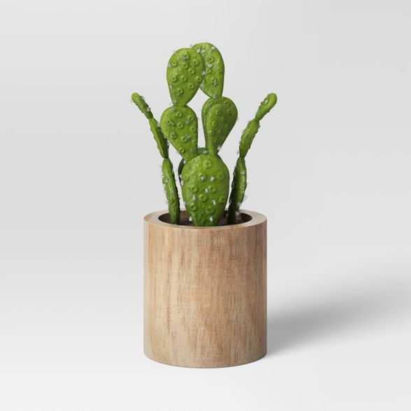 Medium Cactus Wood Pot - Threshold&#8482; | Target
