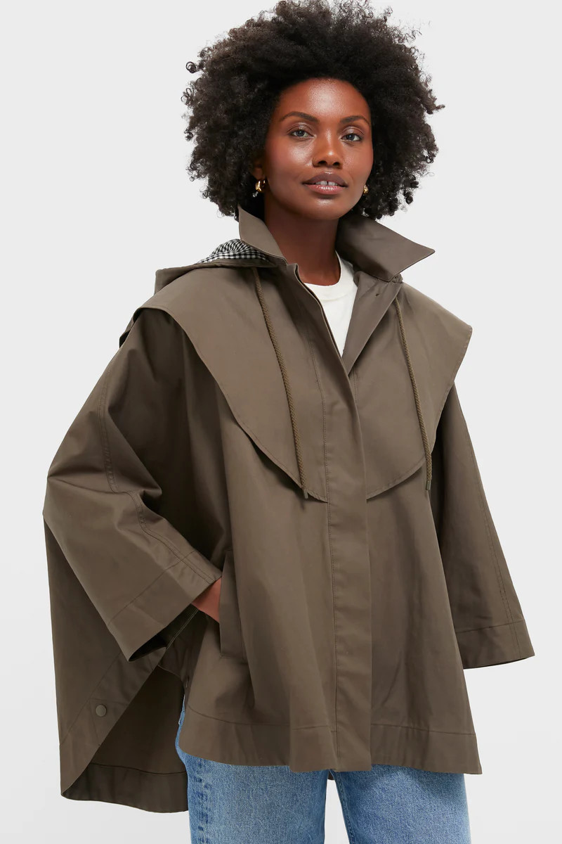 Olive Fletcher Wax Poncho | Tuckernuck (US)