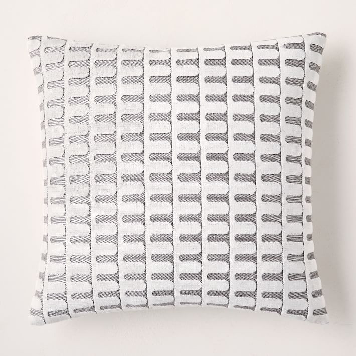 Cut Velvet Archways Pillow Cover | West Elm (US)