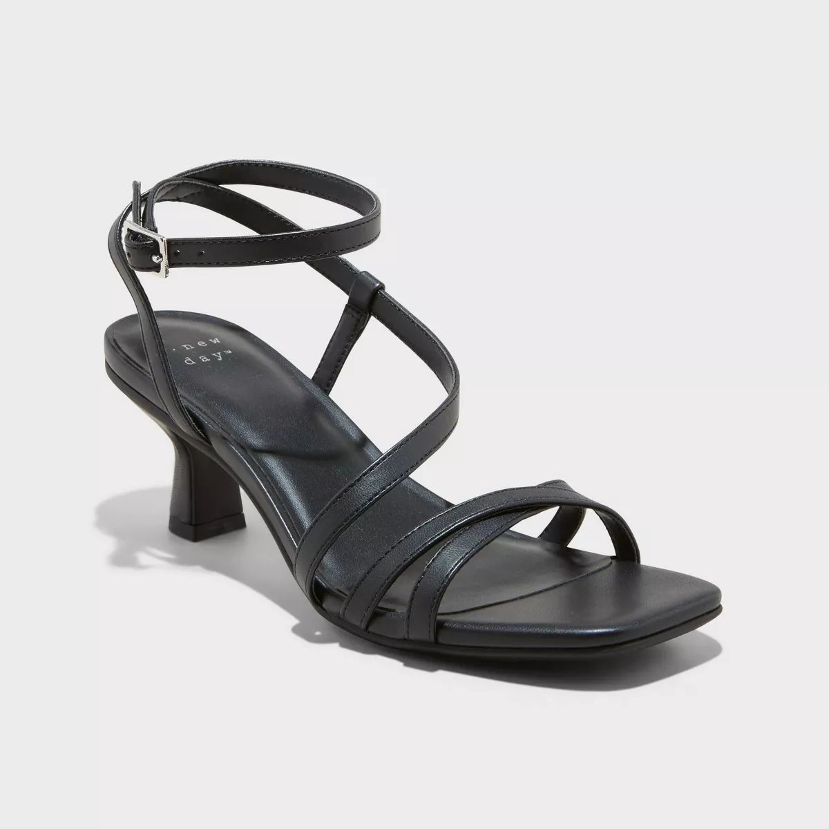 Women's Irena Strappy Heels - A New Day™ Black 12 | Target