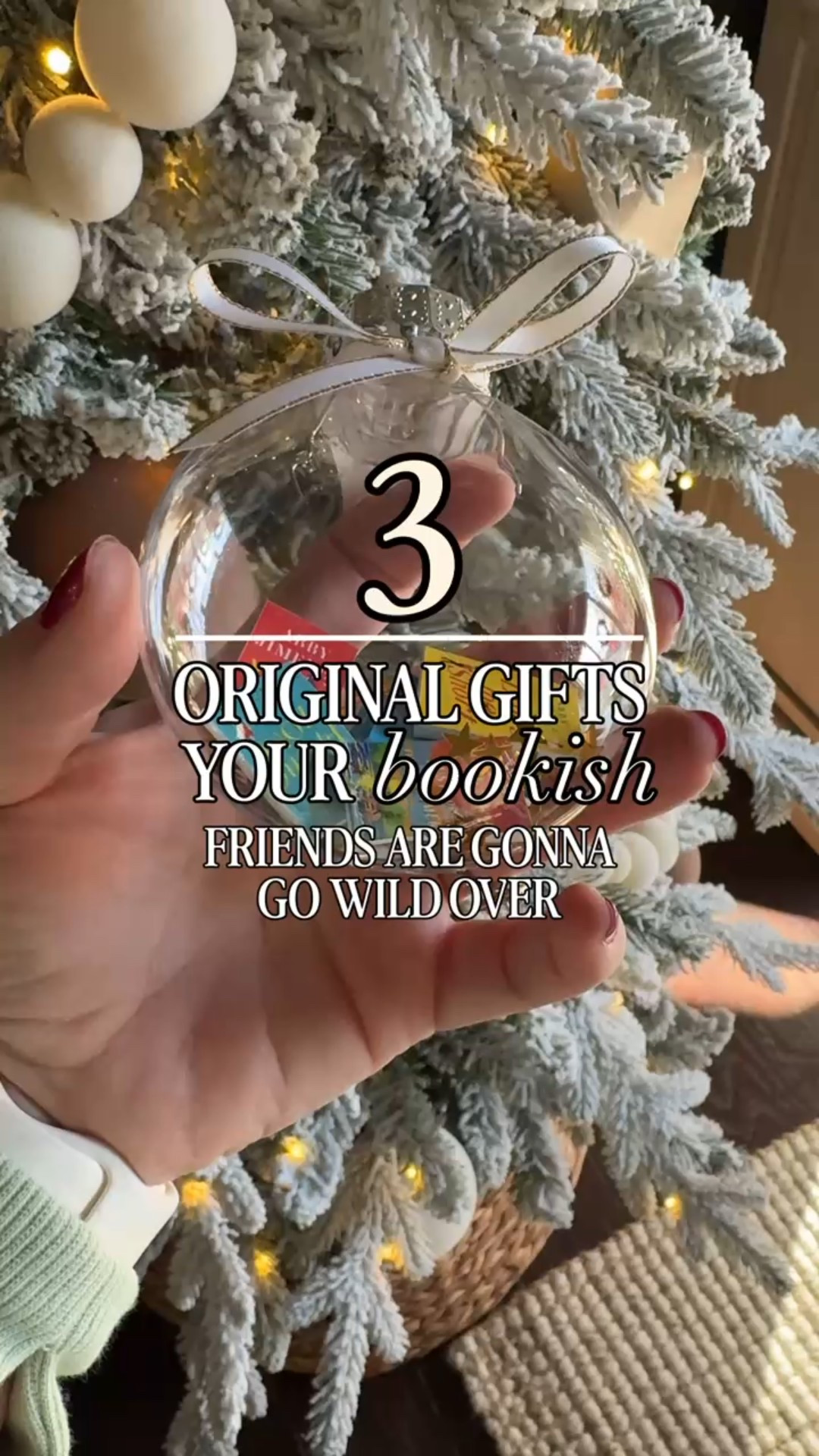 Obsessed and in love with all my cozy, bookish, (and swiftie) custom gifts! All from small shops. Guaranteed to be loved by whoever you gift to (or yourself 😜).

1. I ordered this mini book ornament for myself and then a custom one for someone else. Choose the books, ribbon, tag, and glitter you want inside! I’d love one for all my books read that year.

2. Still used al the time and dishwasher safe, I sent a list of book titles and received the most precious custom mug. Y’all went crazy over this when I first shared a few years ago.

3. Custom bookmarks — I love both custom book bookmarks of favorite reads and of course, Taylor swift album and eras bookmarks haha. Great smaller gift that’s still super niche and special! 

Christmas gift ideas for her
Book lovers
Readers
Gift ideas for friends
Gifts for girlfriends 

#LTKSeasonal #LTKGiftGuide #LTKFindsUnder50