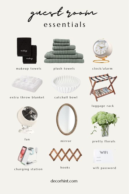 Guest bedroom essentials 

#LTKhome #LTKfindsunder50