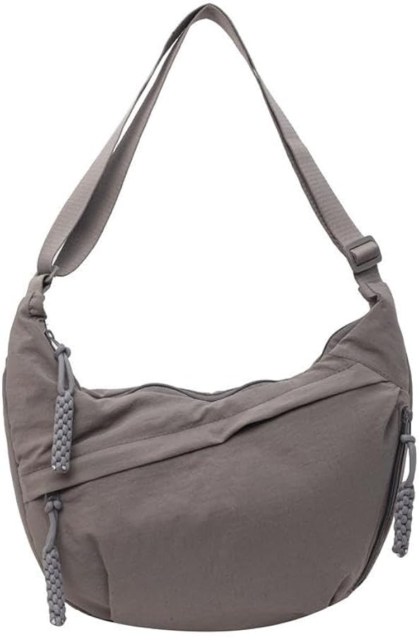 Nylon Crescent Crossbody Bag for Women Shoulder Tote Handbag Casual Sling Bag Dumpling Purse Bag ... | Amazon (US)