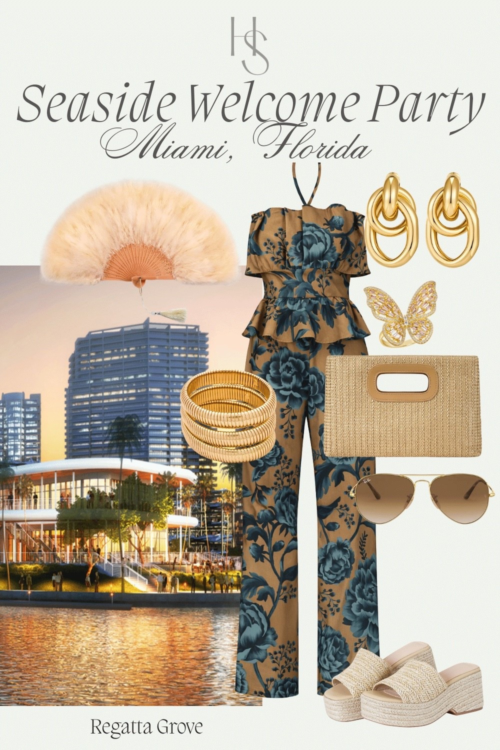 What I wore to a seaside welcome party in Miami 