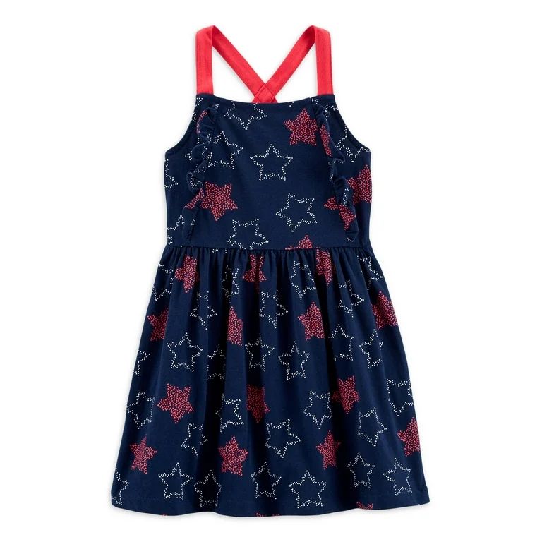 Child Of Mine By Carter's Toddler Girls Americana Dress, Sizes 2T-5T - Walmart.com | Walmart (US)