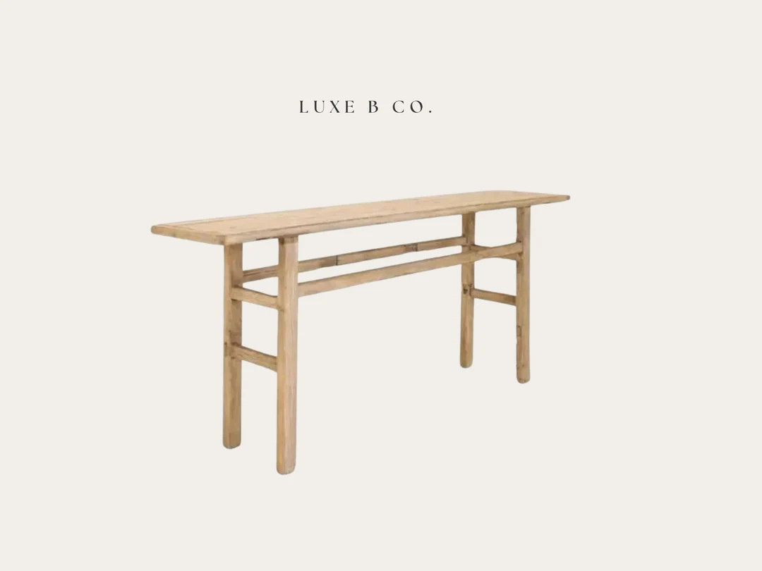 Alameda Reclaimed Elm Wood Entryway Sideboard Console Table Grand - Etsy Canada | Etsy (US)