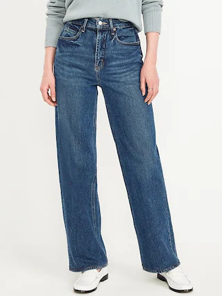 Extra High-Waisted Wide-Leg Jeans | Old Navy (CA)