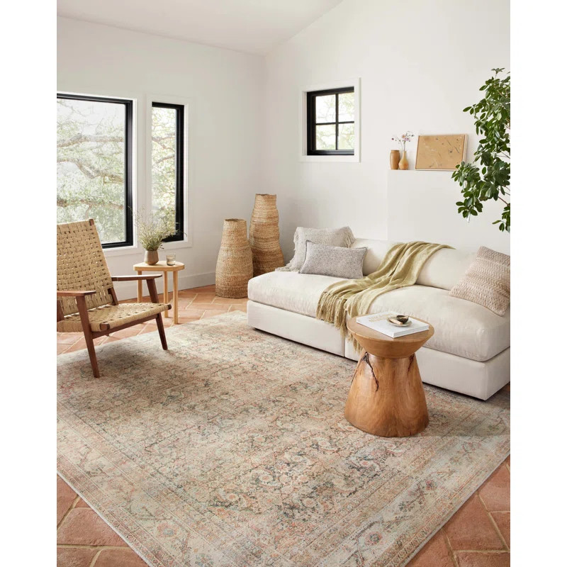 Oriental Natural/Apricot Area Rug | Wayfair Professional