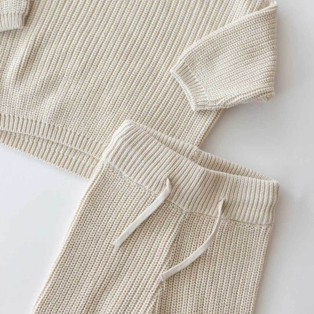 Knit Jogger Set | Atlas Grey