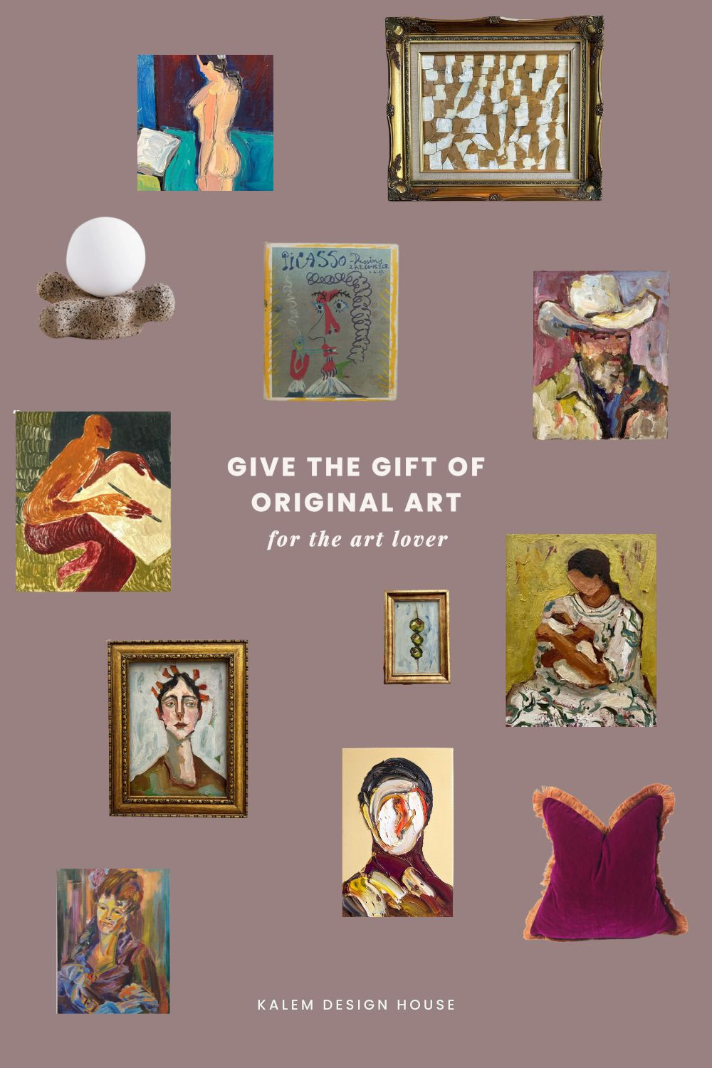 Original Art series for the art collector, gift guide for art lovers, color lover gift guides, unique gift ideas


Picasso, Dessins, Editions Cercle D'Art Vintage Coffee Table Book, MCM Decor, Apartment Decor, Table Decor, Art Book
Abstract Checkerboard Painting,  Modern Art Large Painting, Neutral Art,  Camel, khaki & White , art for a Neutral Home

Olives Painting Home Wall Art Olives Impasto Semi Abstract Fine Artwork Oil Painting Kitchen Still Life Painting 4 by 6 by DiyaSanat

Cowboy Painting Cowboy in the Hat Cowboy Portrait Painting Impressionistic Brushwork Ranch Wall Art 8" by 10" artwork by DiyaSanat

Man Face Artwork Semi Abstract Portrait Original Art Boy Portrait Oil Painting Man Portrait Painting Fine Art 6*8 by DiyaSanat

Portrait Original Oil Painting No Face Artwork Abstract Surreal Abstract Painting Deconstructed Male Portrait Colorful Textured

Fuschia silk velvet pillow // silk velvet cushion // pink silk velvet pillow

Original Figure Painting Figurative Wall Art Hartman

Original Figurative contemporary painting on canvas paper
 

 #LTKGiftGuide #LTKHoliday #LTKHome