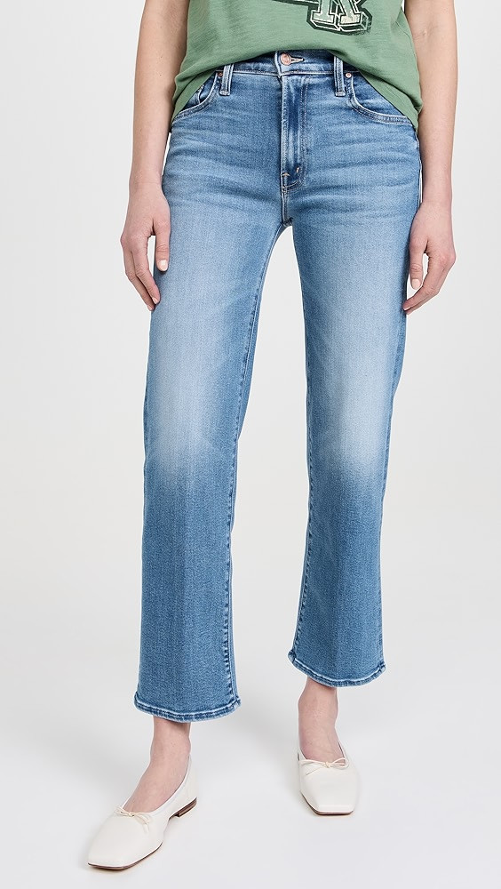 MOTHER The Mid Rise Rambler Zip Ankle Jeans | Shopbop | Shopbop