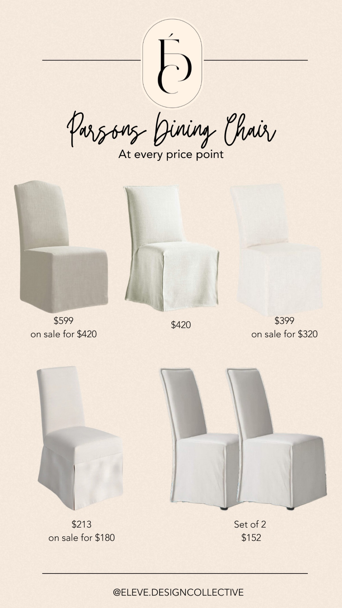 Parsons slipcover dining chairs can elevate any dining room or kitchen! 

We have rounded up some great options, at all the price points, so no matter your budget you can create your dream space 🤍

#diningroom #kitchen #parsonchairs #slipcover #ltkhome #amazonhome #frontgate #wayfair #kathykuohome #crate&barrel #worldmarket #onekingslane

#LTKStyleTip #LTKFallSale #LTKHome