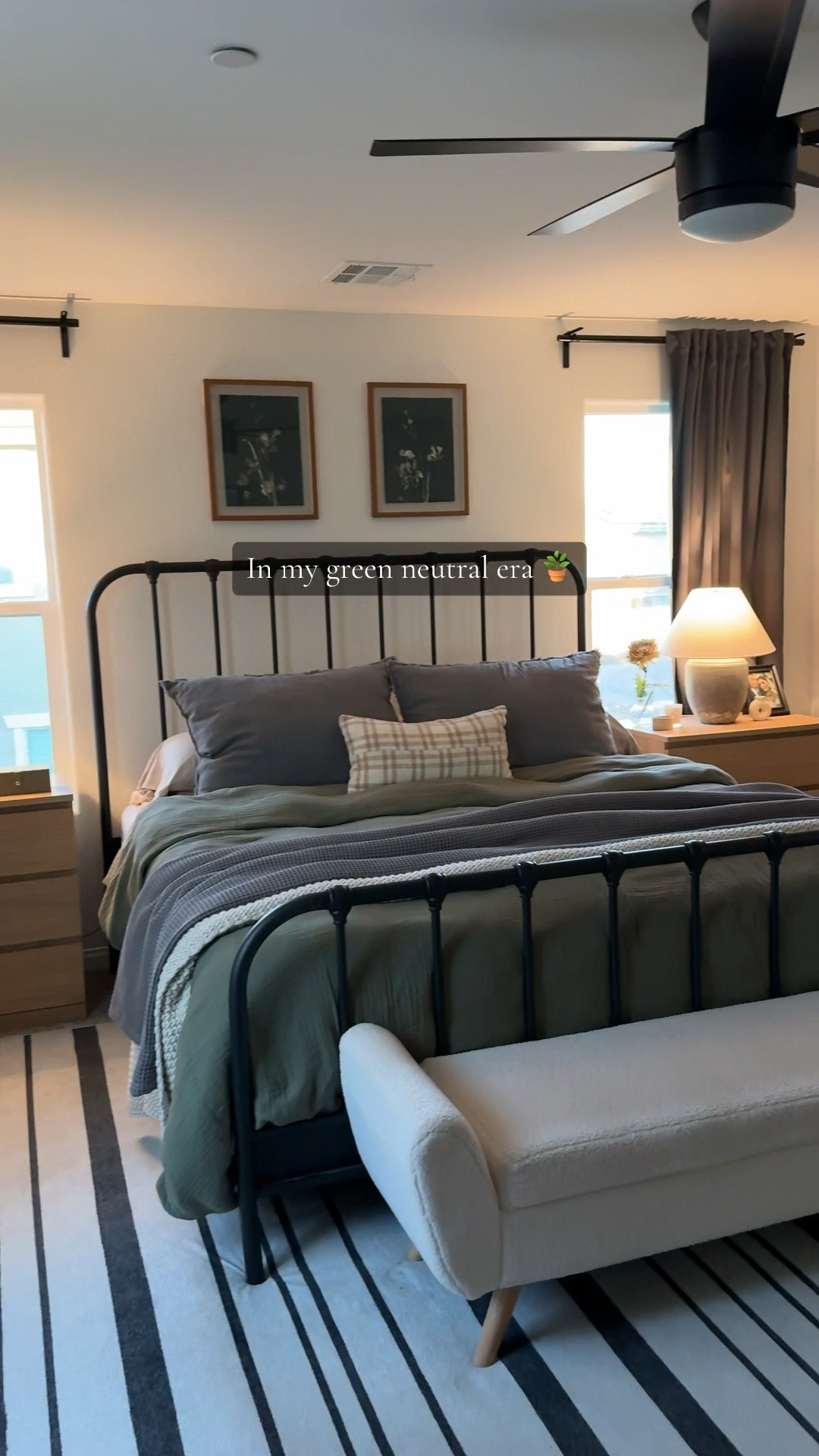 Green, Neutral, Cozy Bedroom 🪴

#LTKSeasonal #LTKfamily #LTKhome