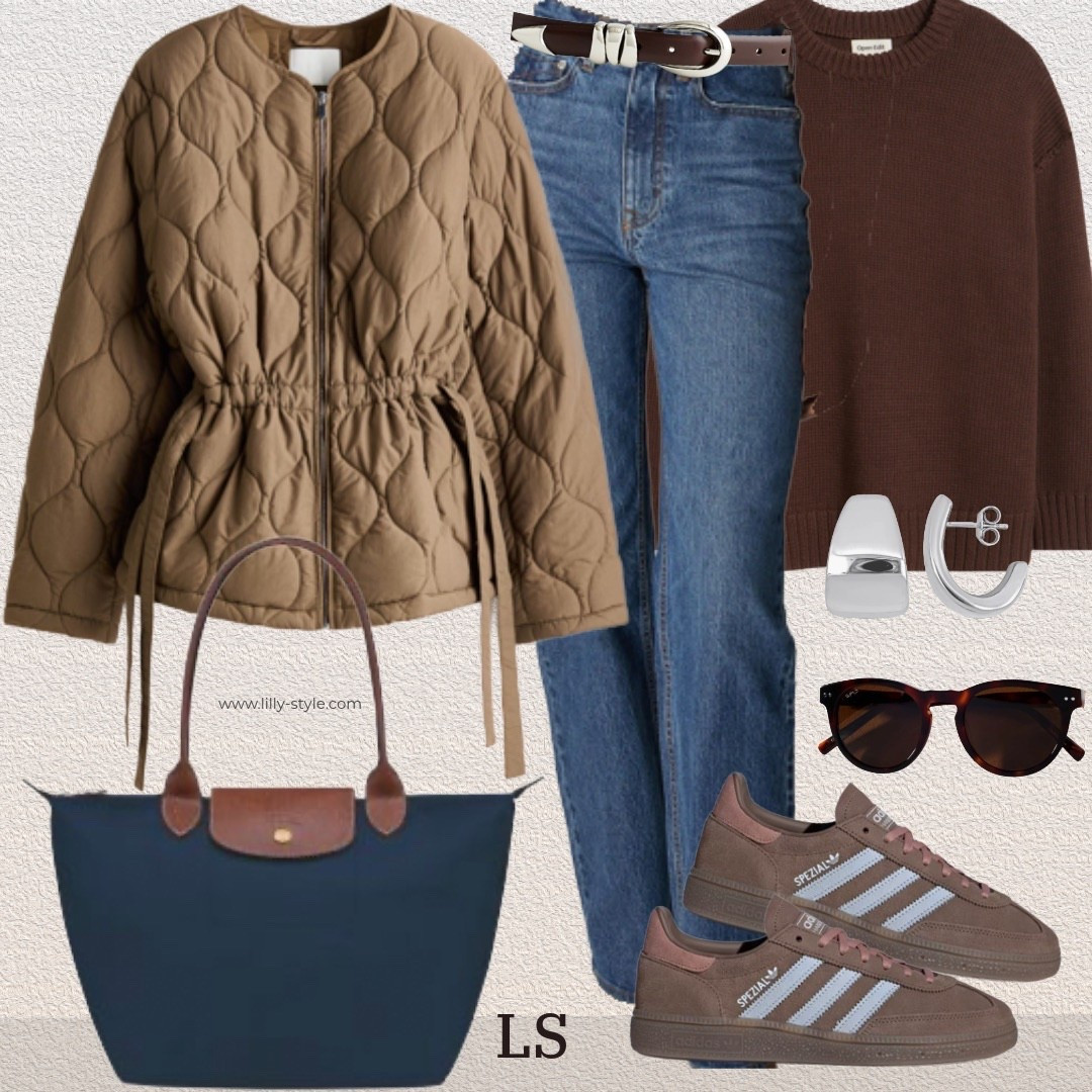 Casual chic!  Love the color of these sneakers (and they’re comfy). Make sure you size down - they run big.  
This tote has a been a favorite for over 10 years and it’s always my go-to when I travel. Very light and it holds a lot of weight  