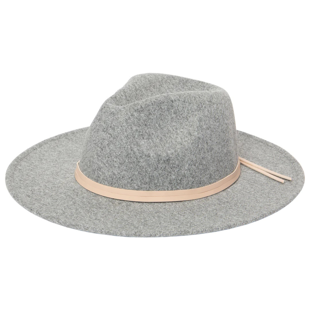 Women's Faux Felt Fedora with Leather Band | San Diego Hat Company