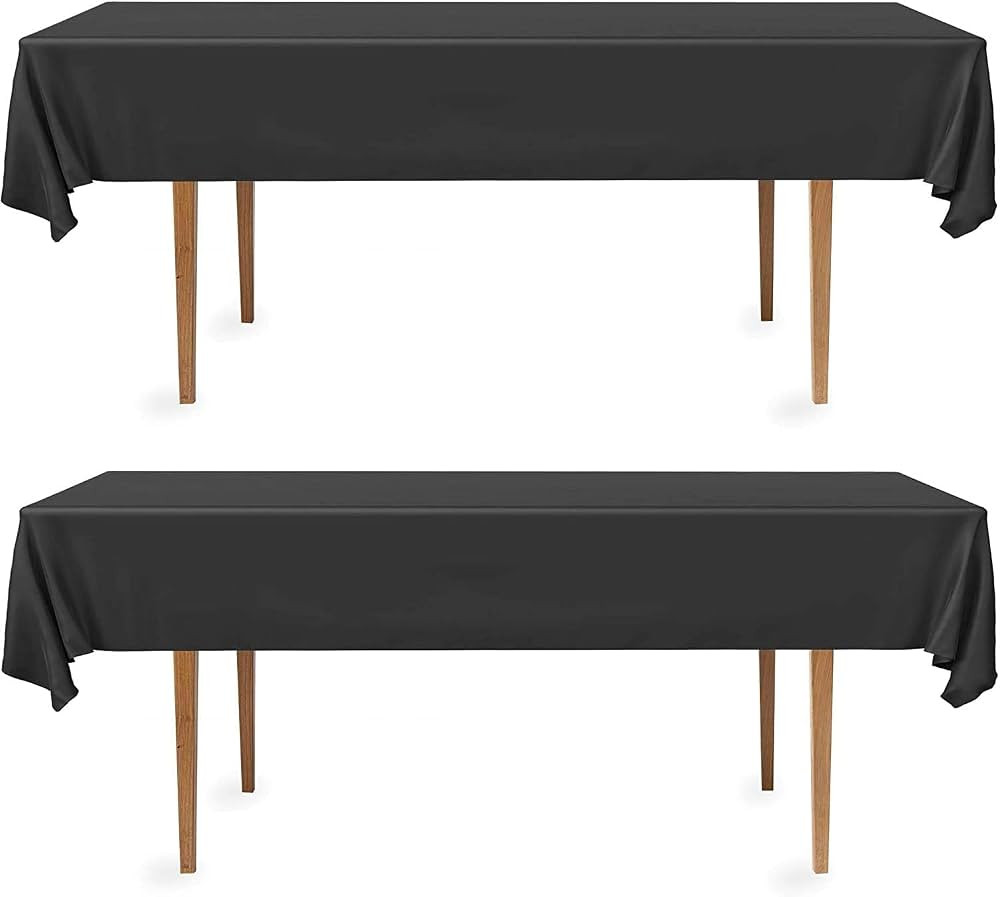 DecorRack 2 Rectangular Tablecloths -BPA- Free Plastic, 54 x 108 inch, Dining Table Cover Cloth R... | Amazon (US)