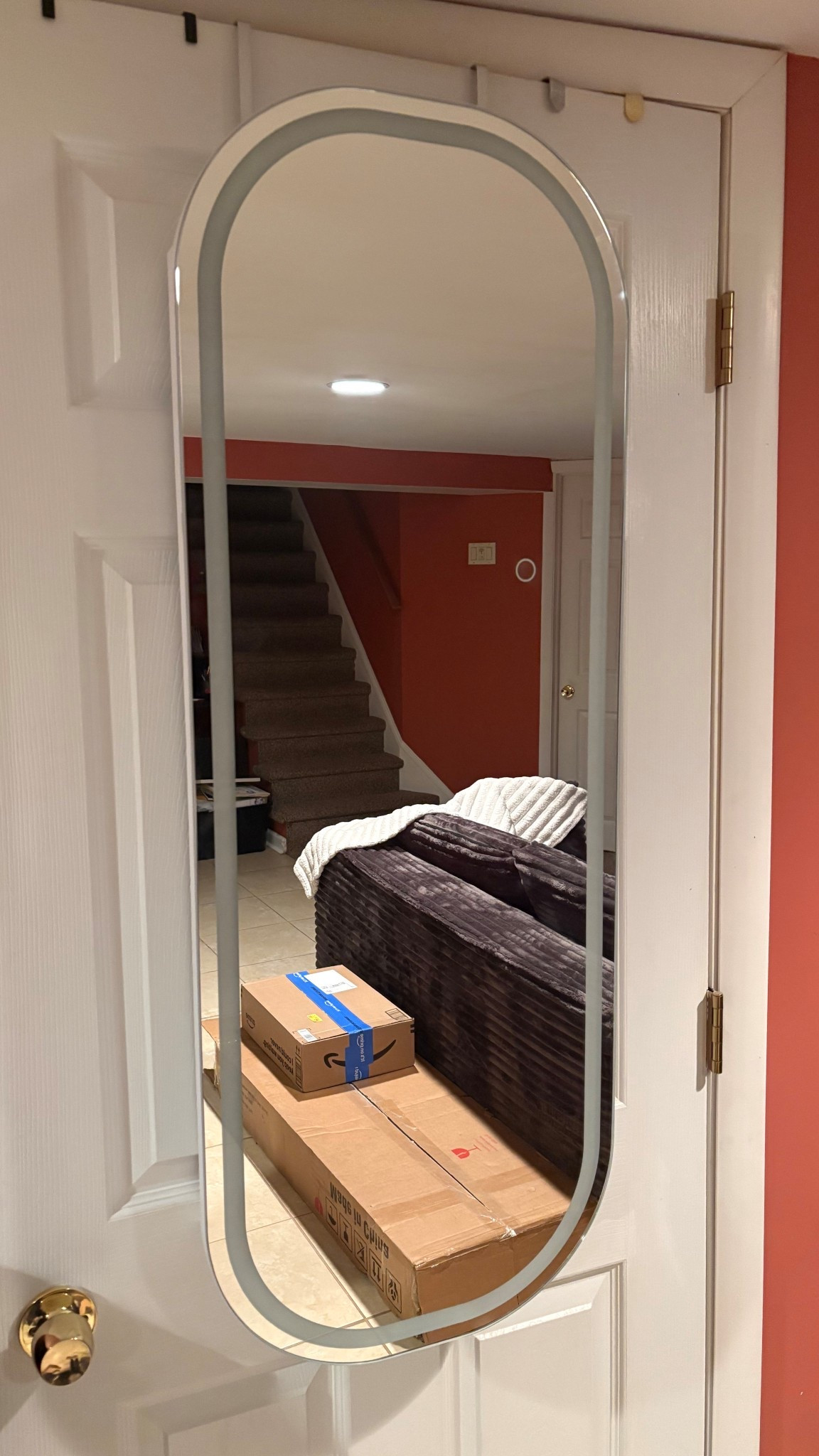 LED Lights Mirror Jewelry Cabinet, Wall Mount/Over the Door Jewelry Armoire Organizer, 42" Full Length Mirror with Storage, Built-in Makeup Mirror, Lockable Mirror Cabinet for Jewelry
$100!! Also available in other colors!

#LTKHome #LTKgrwm #LTKdayinmylife