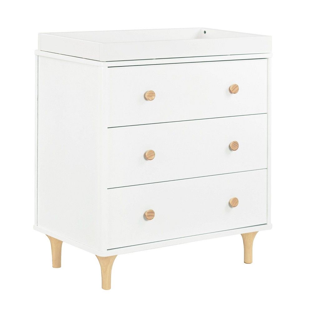 Babyletto Lolly 3-Drawer Changer Dresser - White/Natural | Target