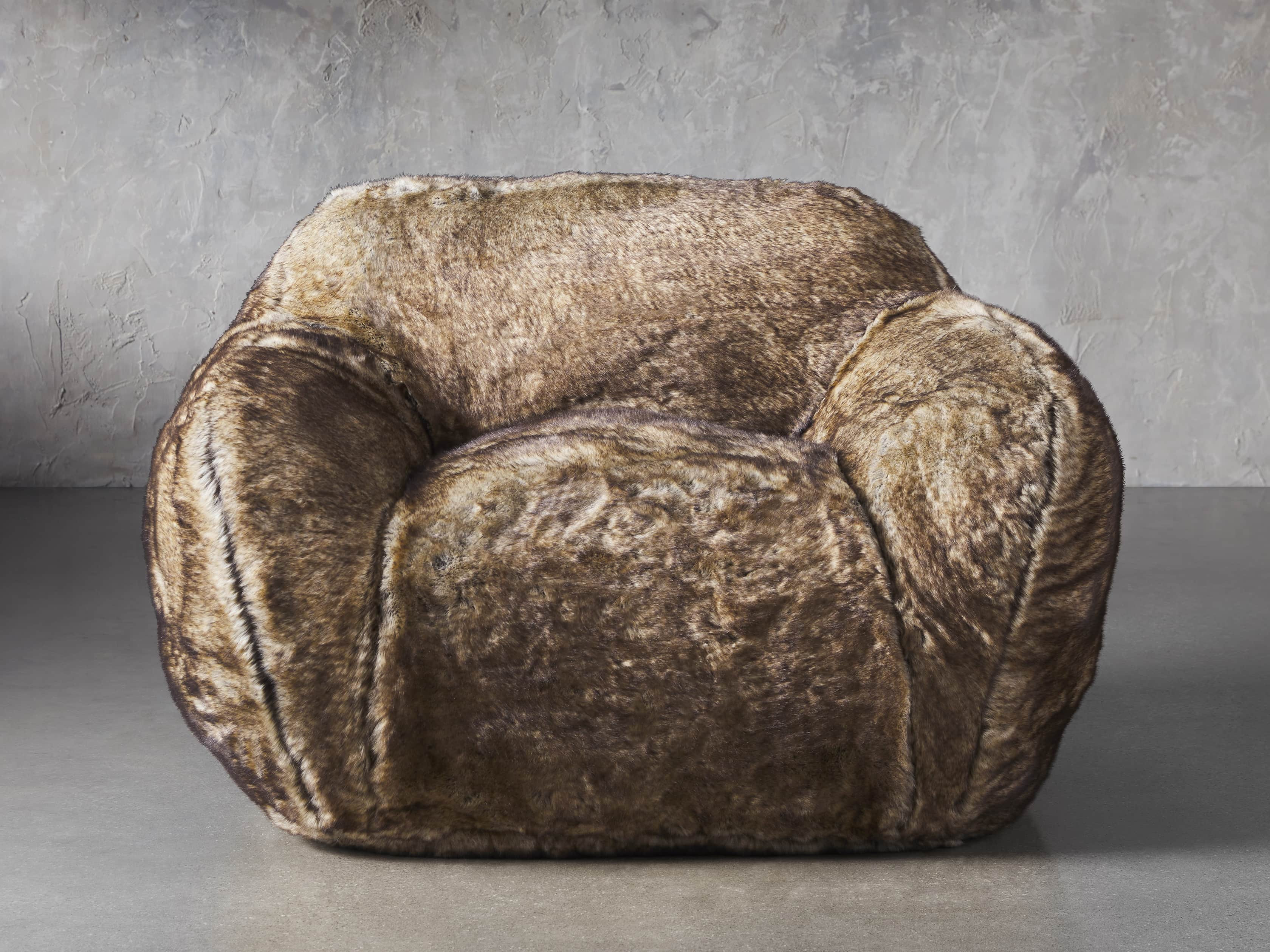Snugg Faux Fur Chair | Arhaus