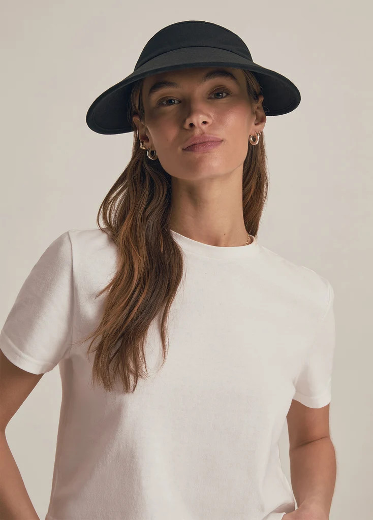 VISOR WITH EMBROIDERED LOGO | Favorite Daughter