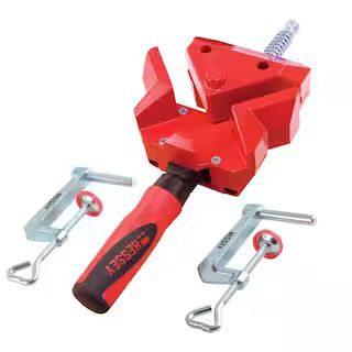 BESSEY 2 in. Capacity 90-Degree Angle Clamp with 1-1/8 in. Throat Depth WS-3+2K - The Home Depot | The Home Depot