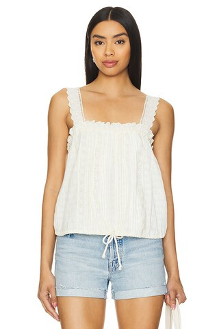 Free People Because Of You Tank in Ivory from Revolve.com | Revolve Clothing (Global)