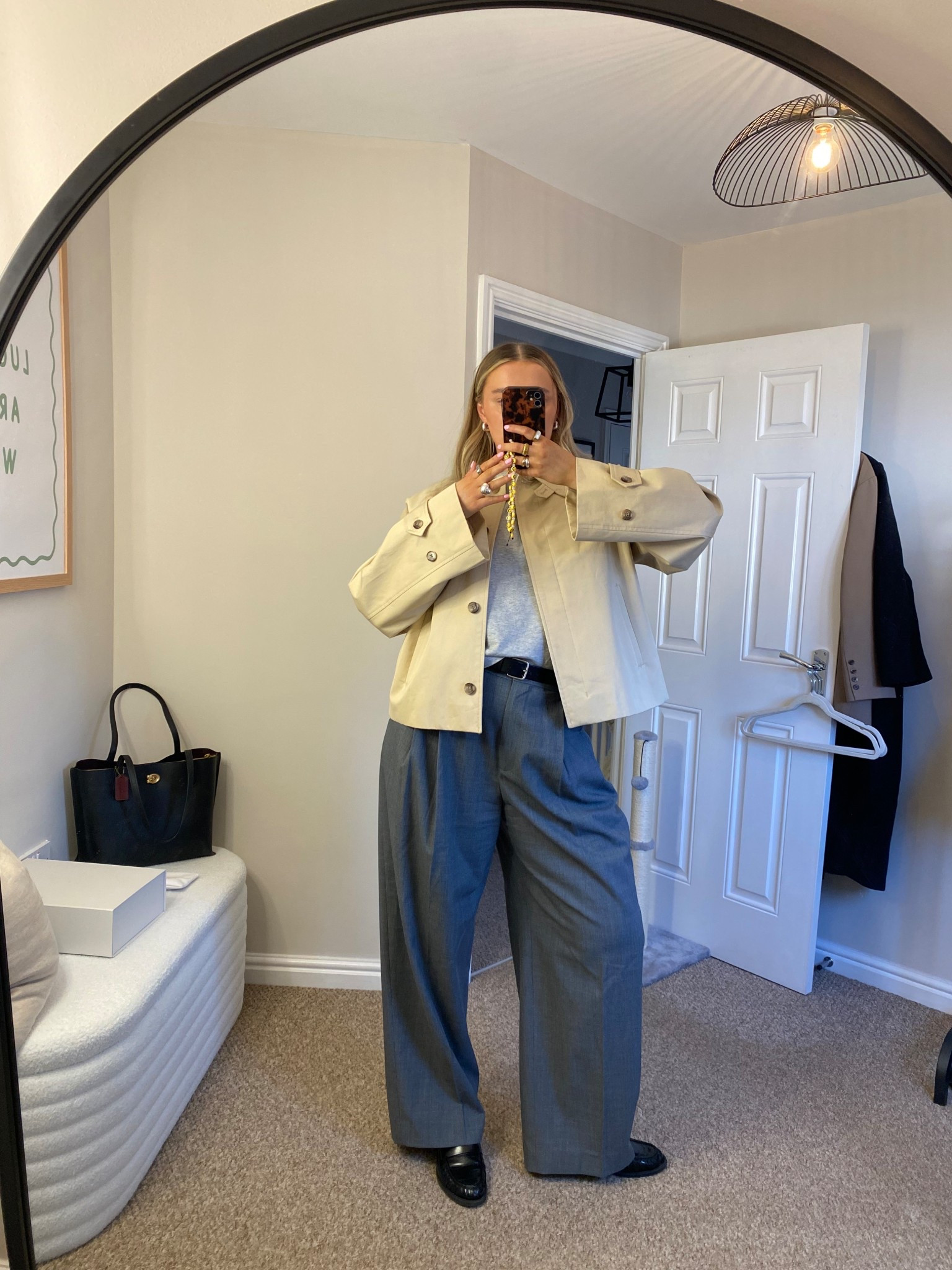 Short twill trench coat // cos trench coat // cos // work outfit // work spring outfit 

#LTKspring #LTKuk #LTKworkwear