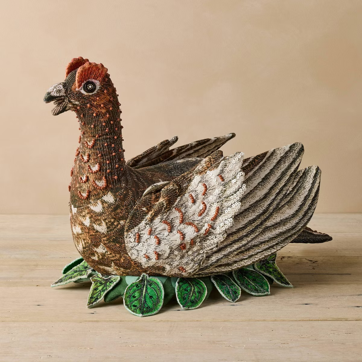 John Derian for Target 16" Beaded Grouse Pillow | Target