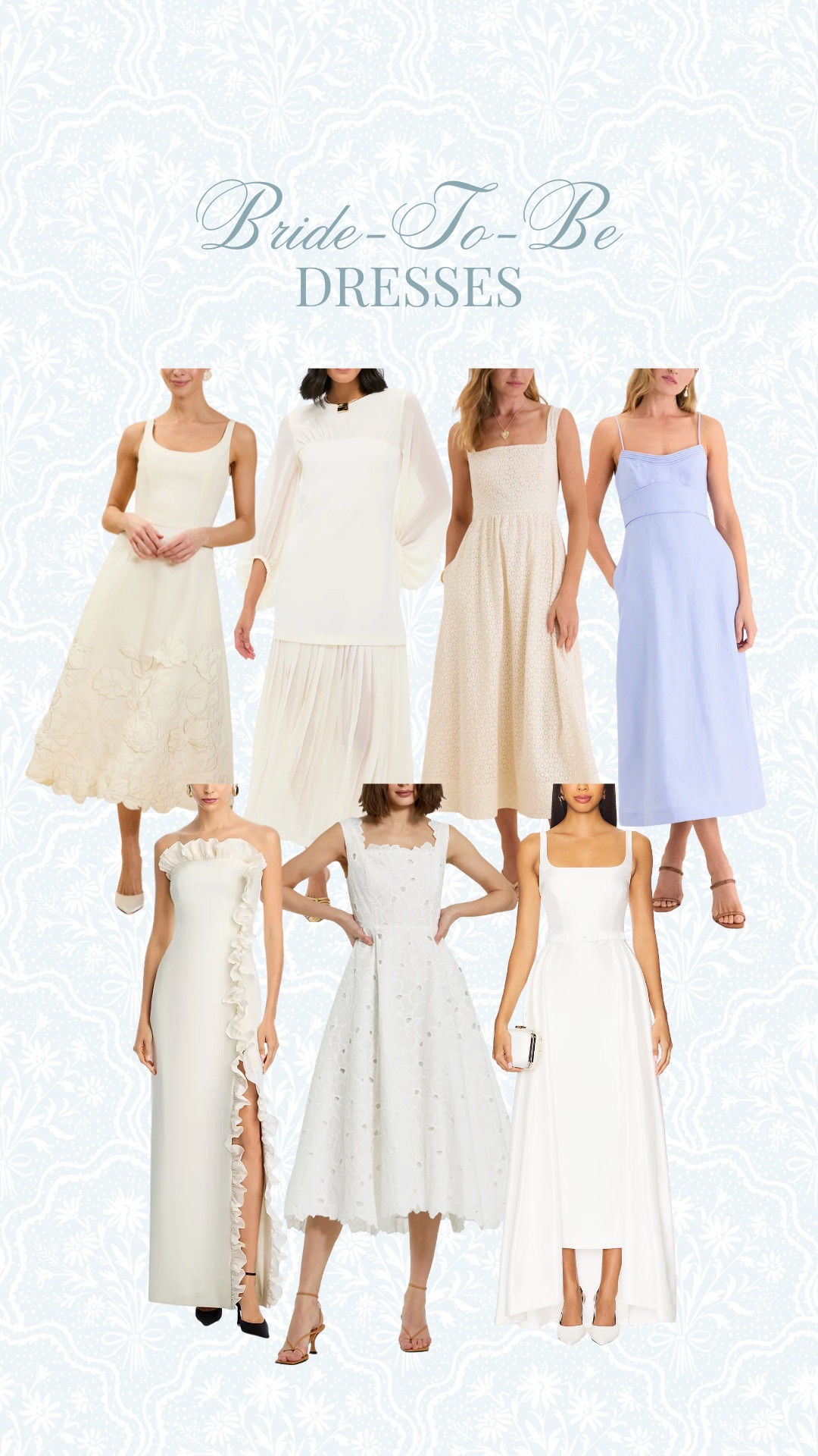 Dresses for the bride to be!
