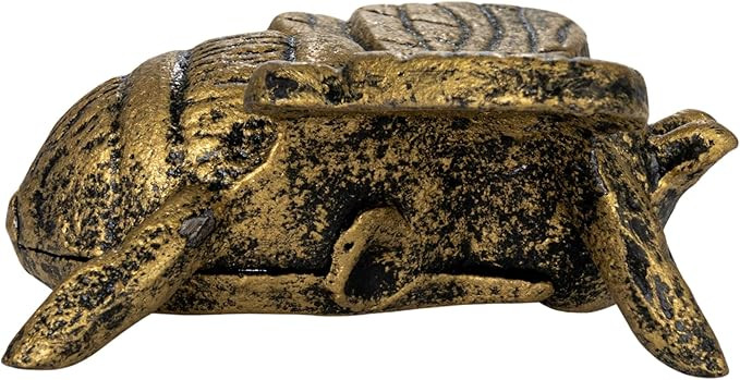 Creative Co-Op Distressed Cast Metal Bee Bottle Opener, Gold | Amazon (US)