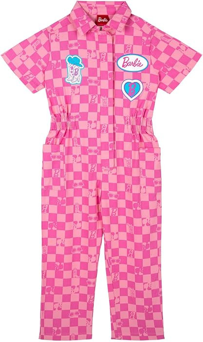Barbie Girls' Cosplay Zip-Up One Piece for Baby & Kids | Amazon (US)