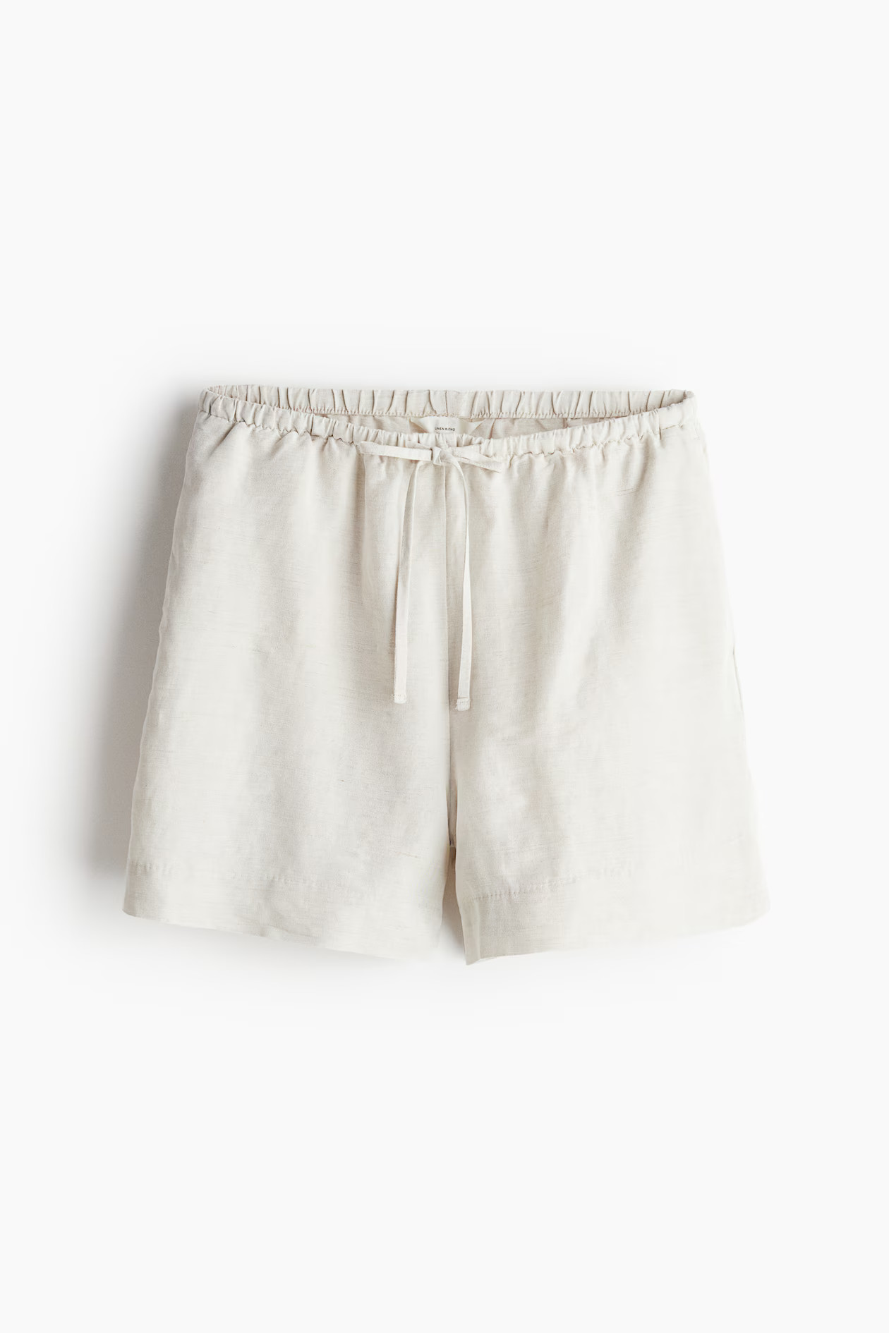 Linen-blend pull-on shorts | H&M (UK, MY, IN, SG, PH, TW, HK)