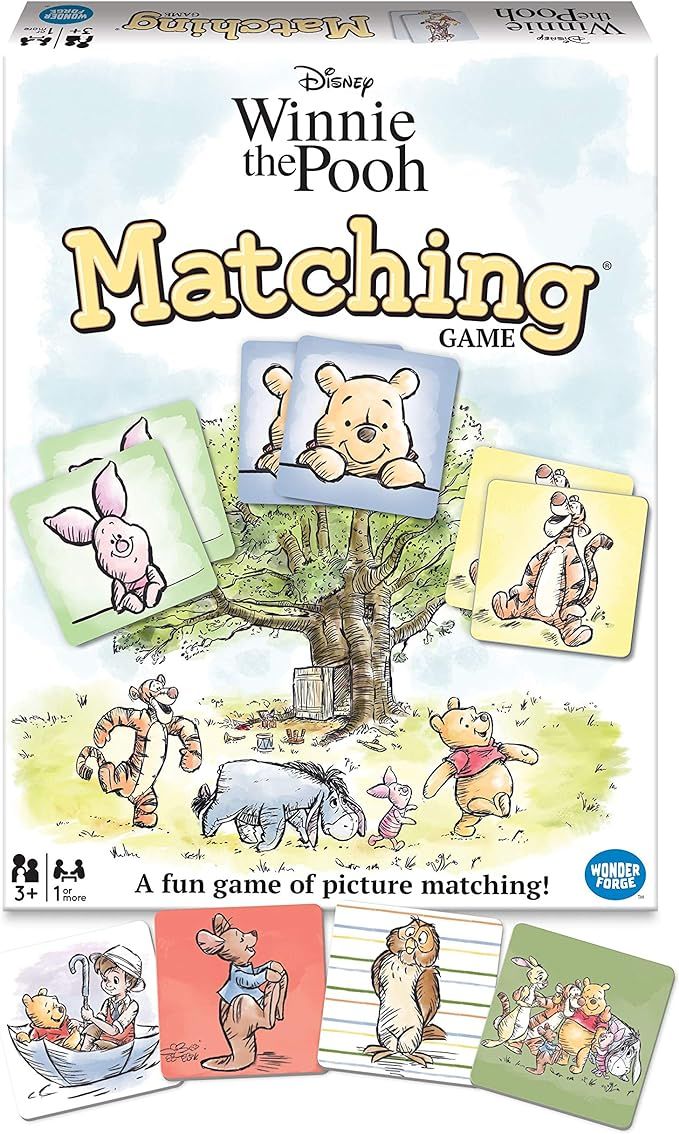 Wonder Forge Disney Winnie the Pooh Matching Game for Girls & Boys | Amazon (US)